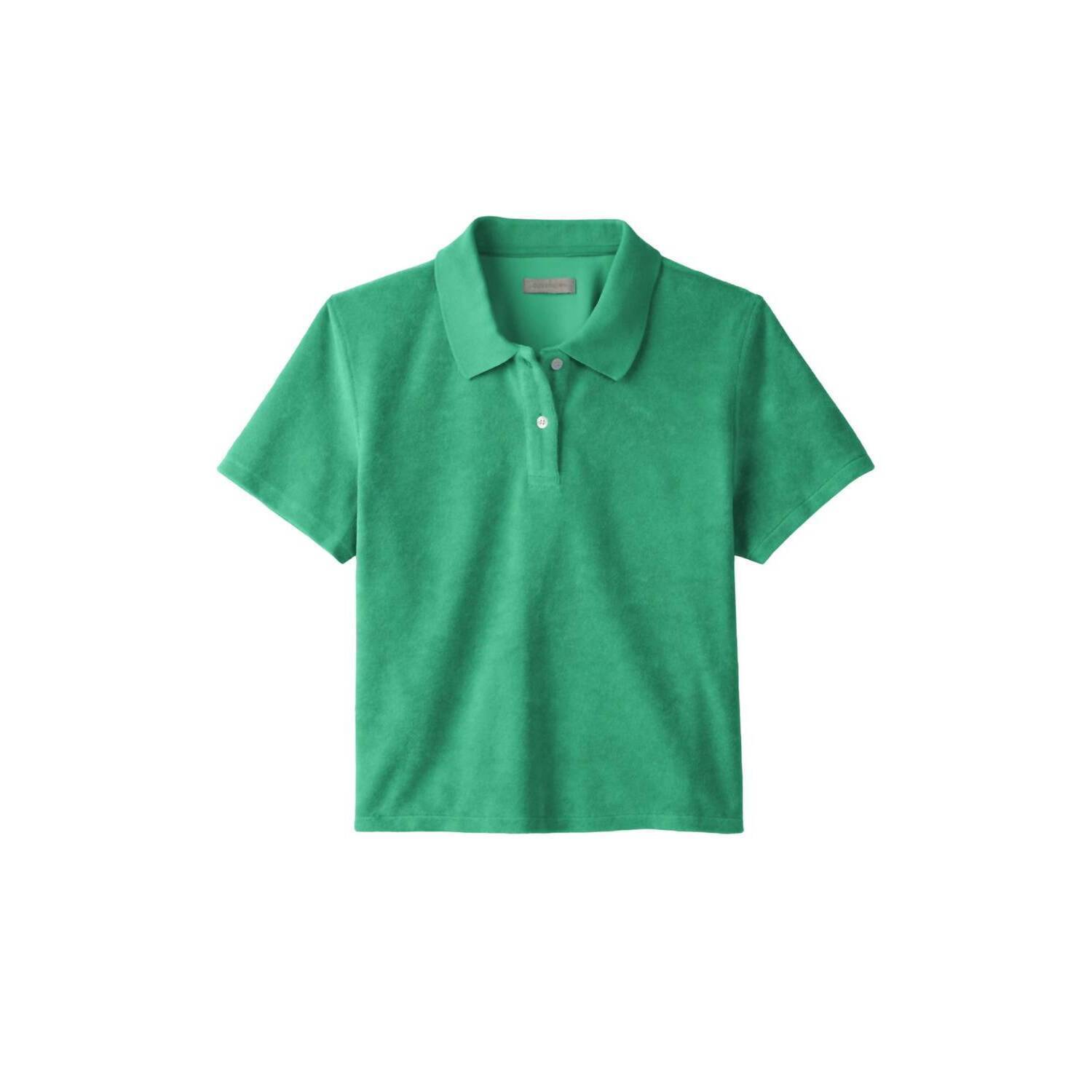 New Outerknown Women's Rewind Polo Shirt In Bright Green
